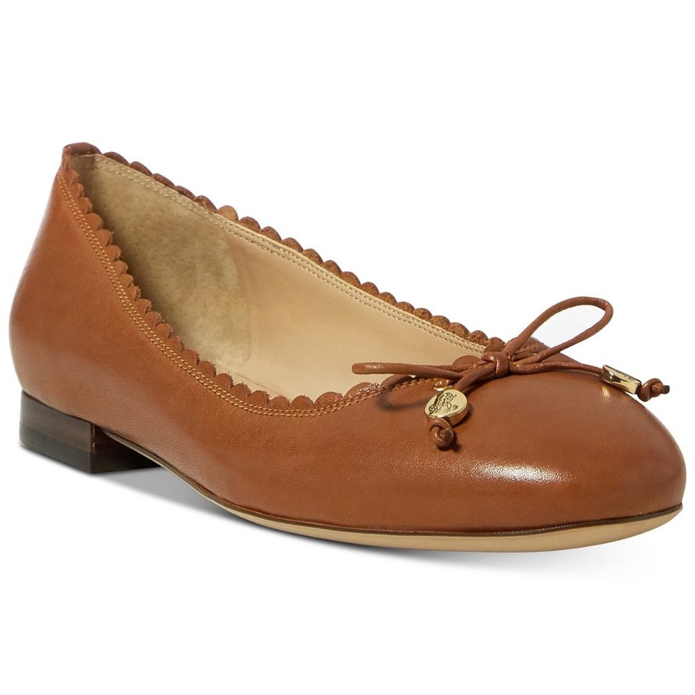 Ralph Lauren Tan Flats - Size 6 - Worn Once